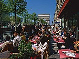 Champs-Elysées Ansicht Attraktion  