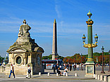Place de la Concorde Fotografie Sehenswürdigkeit  Paris Der Place de la Concorde ist ein zentraler Verkehrsknotenpunkt