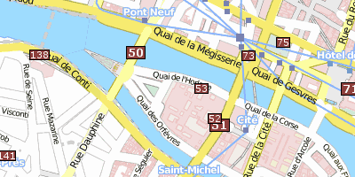 Île de la Cité Stadtplan