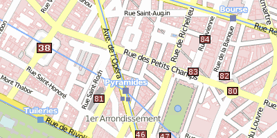 Place Vendôme Stadtplan