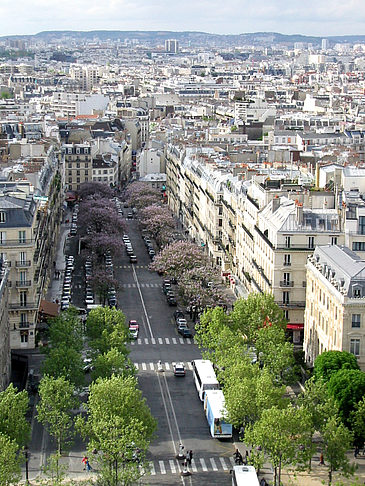 Blick vom Arc de Triumph auf die Champs Elysees - Ile de France - Paris (Paris)