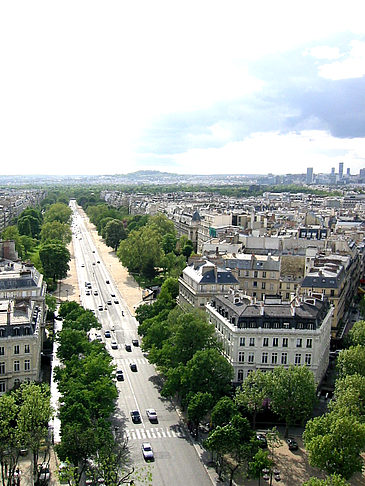 Blick vom Arc de Triumph auf die Champs Elysees - Ile de France - Paris (Paris)