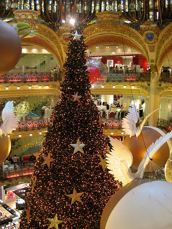 Weihnachtsbaum der Galeries Lafayette - Ile de France - Paris (Paris)