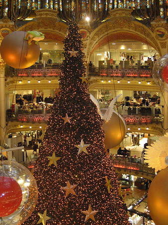 Weihnachtsbaum der Galeries Lafayette - Ile de France - Paris (Paris)