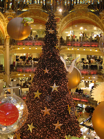 Weihnachtsbaum der Galeries Lafayette - Ile de France - Paris (Paris)