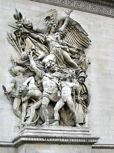 Foto Vor dem Triumphbogen - Paris