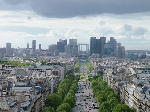 Blick vom Arc de Triumph auf die Champs Elysees - Ile de France - Paris (Paris)
