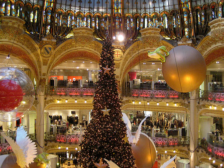 Weihnachtsbaum der Galeries Lafayette - Ile de France - Paris (Paris)