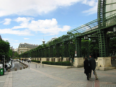 Straßen vor dem Louvre - Ile de France - Paris (Paris)