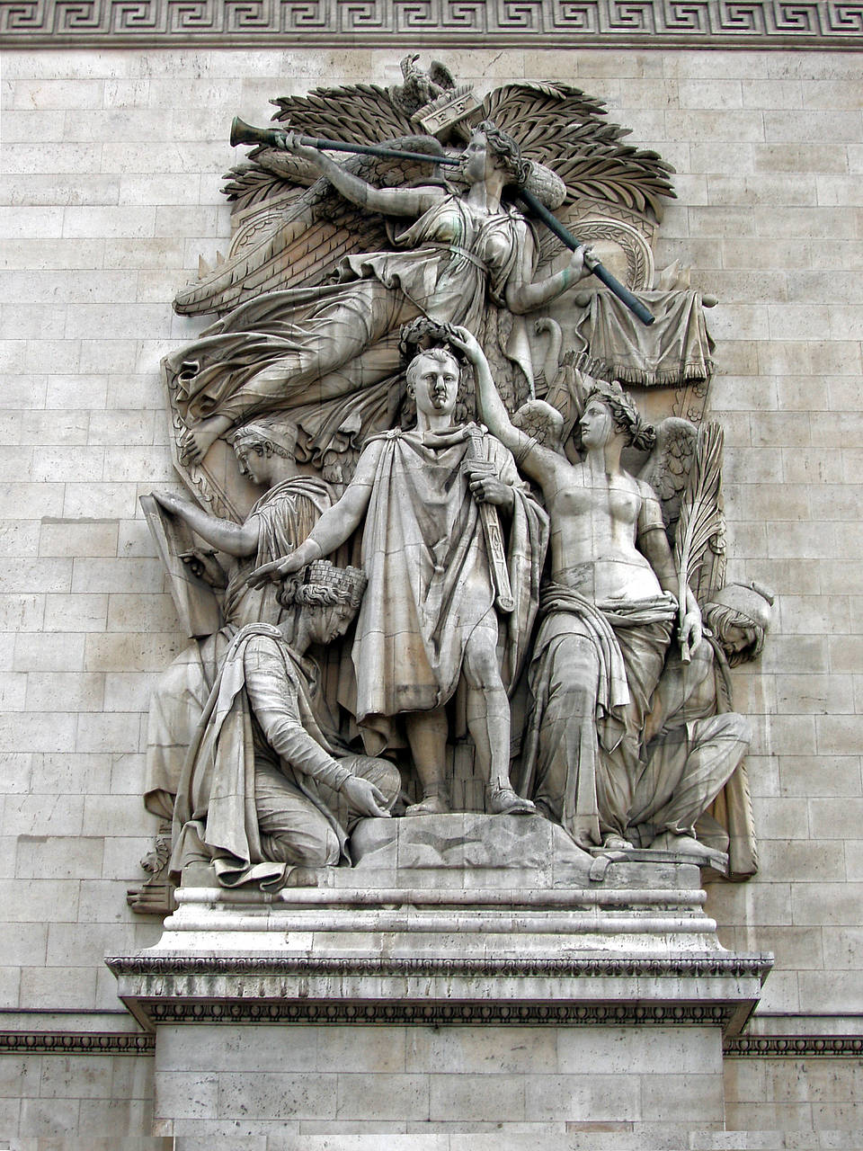  Ansicht von Citysam  von Paris Krönung Napoleons am Arc de Triomphe