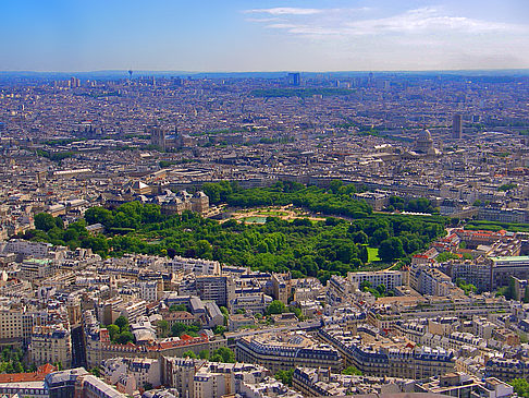 Jardin du Luxembourg Ansicht Attraktion  Blick auf den Jardin du Luxembourg im Pariser Stadtbild