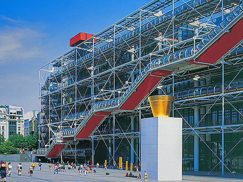 Centre Pompidou Foto Attraktion  in Paris 