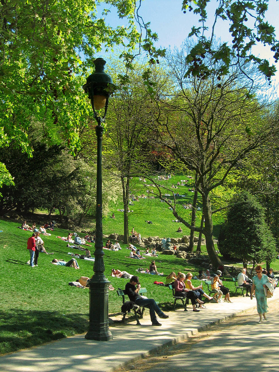 Park Buttes-Chaumont Fotos