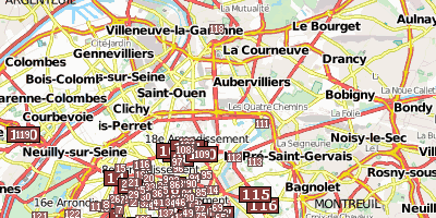 Stadtplan Barbès Paris