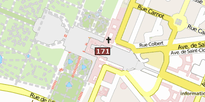 Château de Versailles Stadtplan