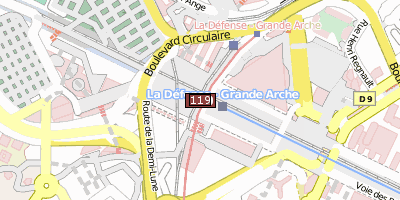 Stadtplan La Défense